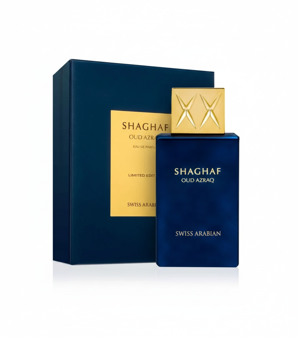 Shaghaf Oud Azraq Swiss Arabian 75ml, parfum barbati