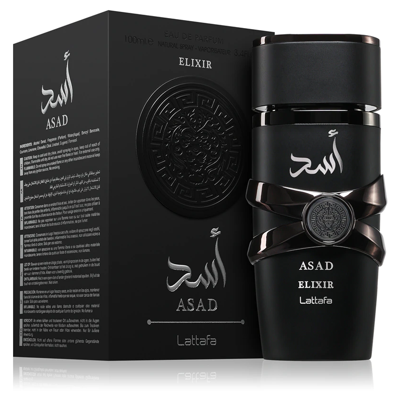 Asad Elixir Lattafa 100ml, parfum barbati